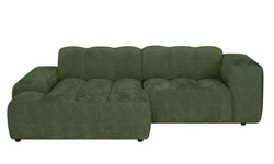 Hoekbank Sandro links 2.5-zits groot chenille