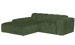 Hoekbank Sandro links 2.5-zits groot chenille