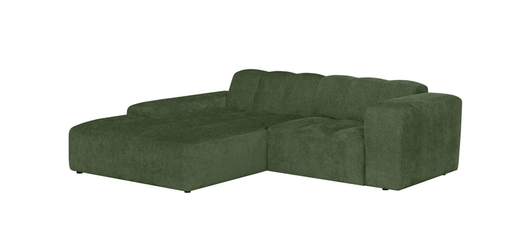 Hoekbank Sandro links 2.5-zits groot chenille