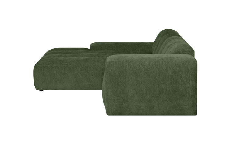 Hoekbank Sandro links 2.5-zits groot chenille