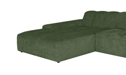 Hoekbank Sandro links 2.5-zits groot chenille