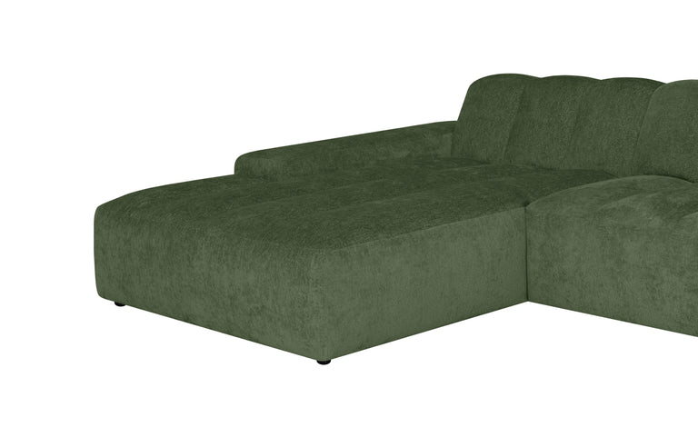 Hoekbank Sandro links 2.5-zits groot chenille