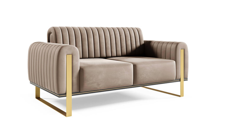 2-zitsbank Nouveau velvet