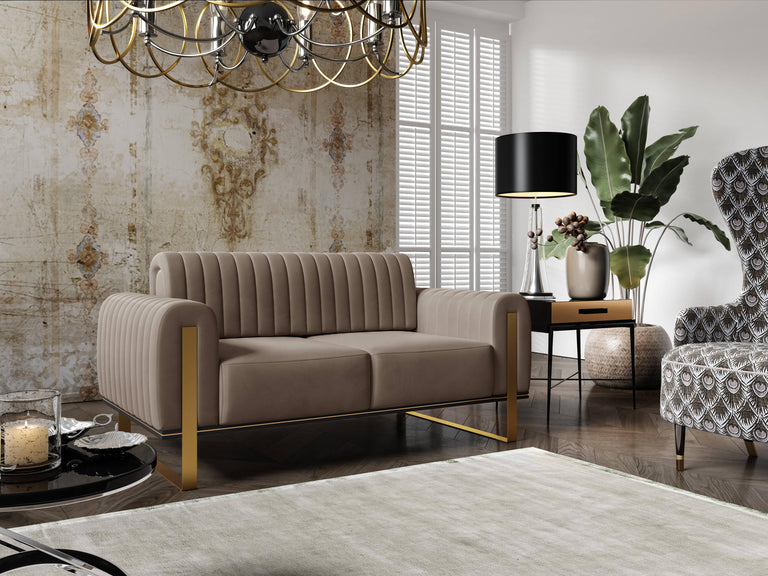 2-zitsbank Nouveau velvet