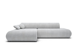 Hoekbank PURO met slaapfunctie links chenille