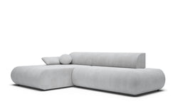 Hoekbank PURO met slaapfunctie links chenille