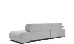 Hoekbank PURO met slaapfunctie links chenille