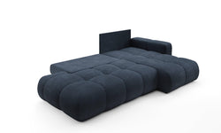 Hoekbank SOLA met slaapfunctie rechts chenille