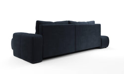 Hoekbank SOLA met slaapfunctie rechts chenille