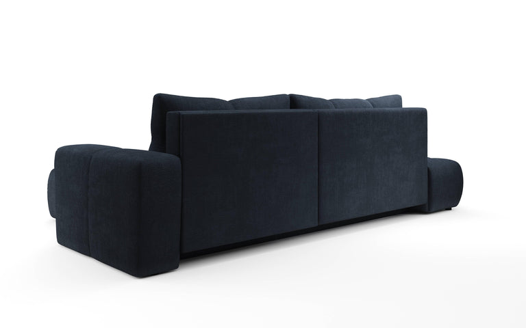 Hoekbank SOLA met slaapfunctie rechts chenille