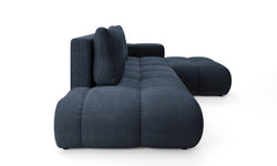 Hoekbank SOLA met slaapfunctie rechts chenille