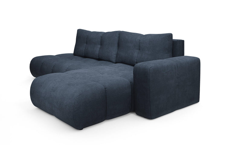 Hoekbank SOLA met slaapfunctie rechts chenille