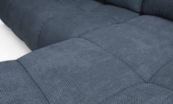 Hoekbank SOLA met slaapfunctie rechts chenille