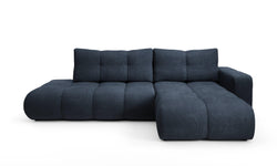 Hoekbank SOLA met slaapfunctie rechts chenille