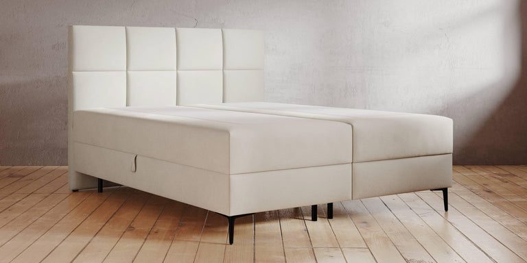Boxspring Quadro velvet met opbergruimte 160 x 200 cm