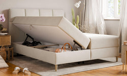 Boxspring Quadro velvet met opbergruimte 160 x 200 cm