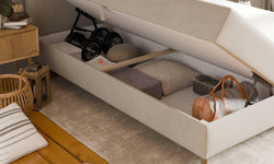 Boxspring Quadro velvet met opbergruimte 160 x 200 cm