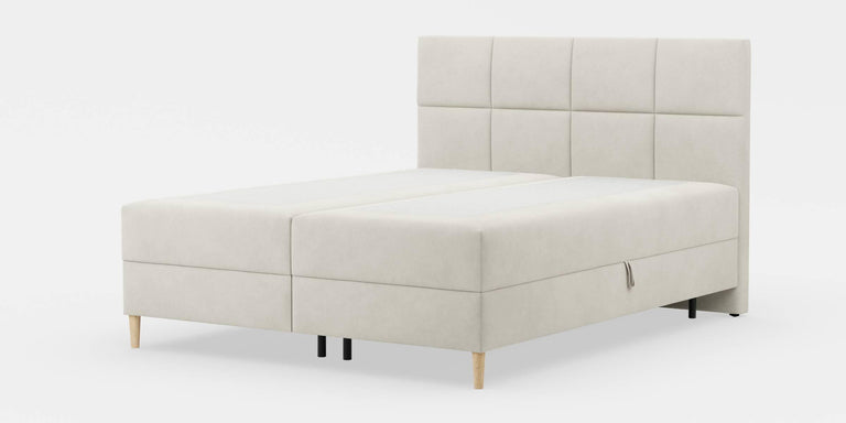 Boxspring Quadro velvet met opbergruimte 160 x 200 cm