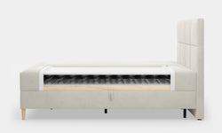 Boxspring Quadro velvet met opbergruimte 160 x 200 cm