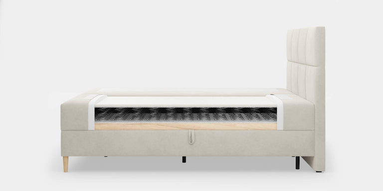 Boxspring Quadro velvet met opbergruimte 160 x 200 cm