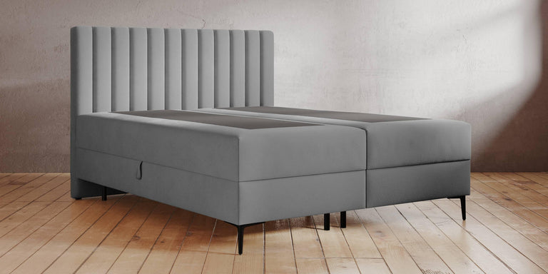 Boxspring Tassos velvet met opbergruimte 160 x 200 cm