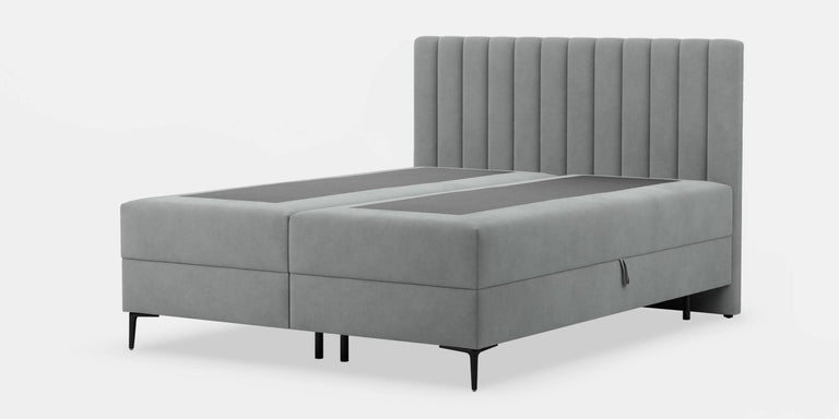 Boxspring Tassos velvet met opbergruimte 160 x 200 cm