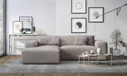 Hoekbank Nina links velvet