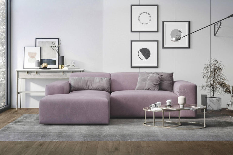 Hoekbank Nina links velvet