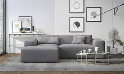 Hoekbank Nina links velvet