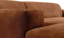 Hoekbank Nina links velvet