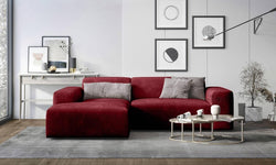 Hoekbank Nina links velvet