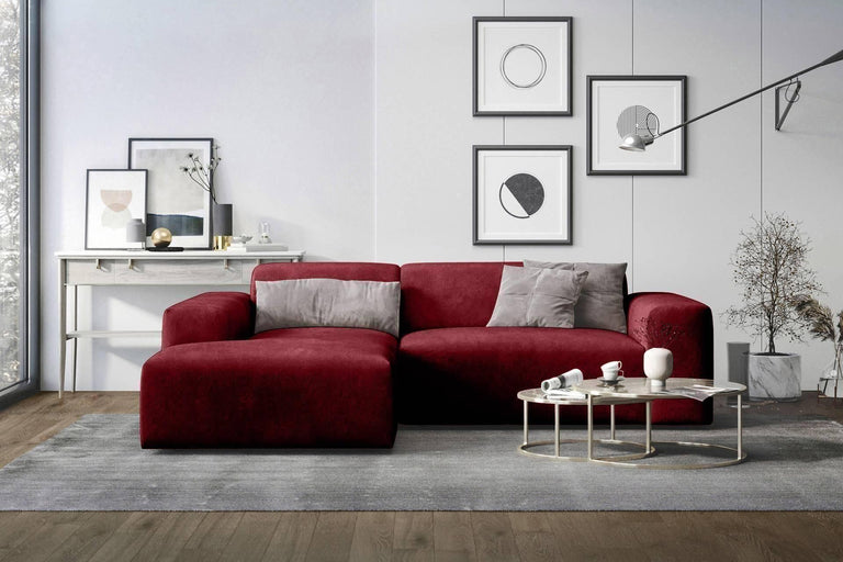 Hoekbank Nina links velvet