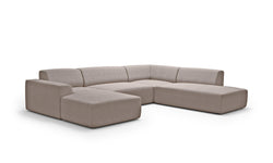 U-bank Nina rechts linnen