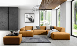 U-bank Nina rechts linnen