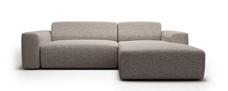 Hoekbank Nina rechts bouclé