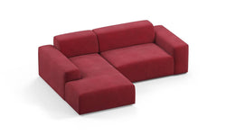 Hoekbank Nina links velvet