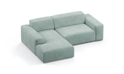 Hoekbank Nina links velvet