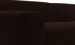 Hoekbank Nina Big links ribstof