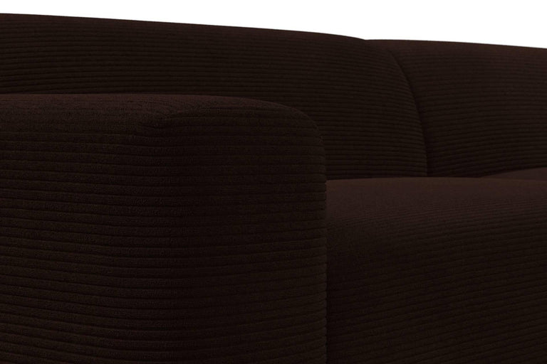 Hoekbank Nina Big links ribstof