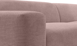 Hoekbank Nina Big links ribstof