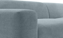 Hoekbank Nina Big links ribstof