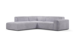 Hoekbank Nina Big links ribstof