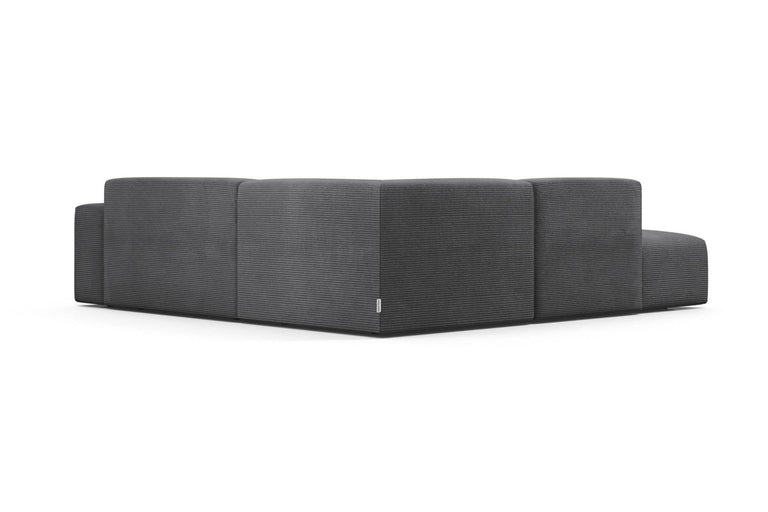 Hoekbank Nina Big links ribstof