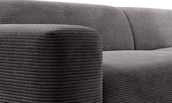 Hoekbank Nina Big links ribstof