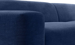 Hoekbank Nina Big links ribstof