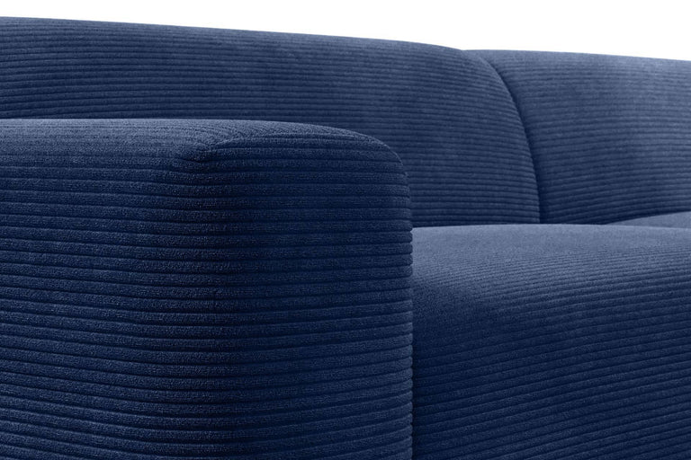 Hoekbank Nina Big links ribstof