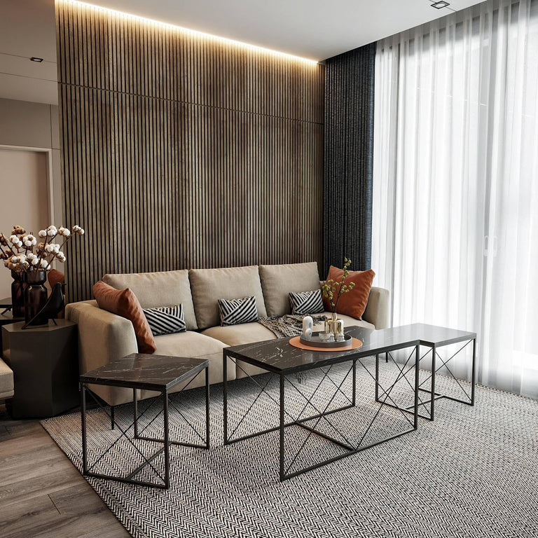 Set van 3 salontafels Defne