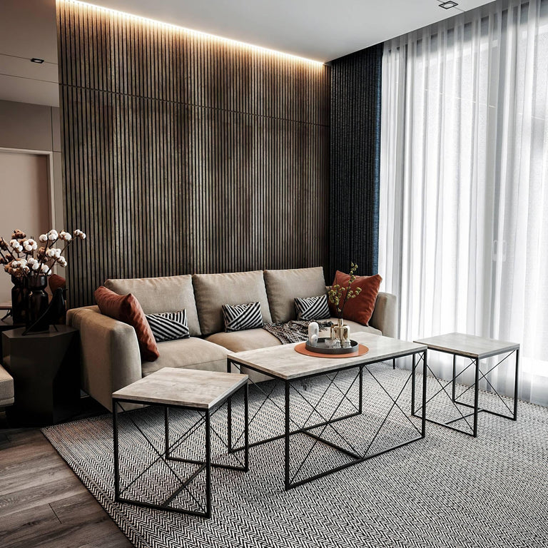 Set van 3 salontafels Defne