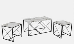 Set van 3 salontafels Defne