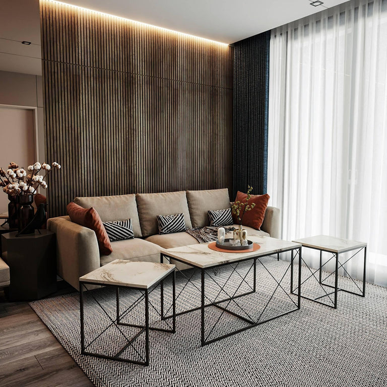 Set van 3 salontafels Defne